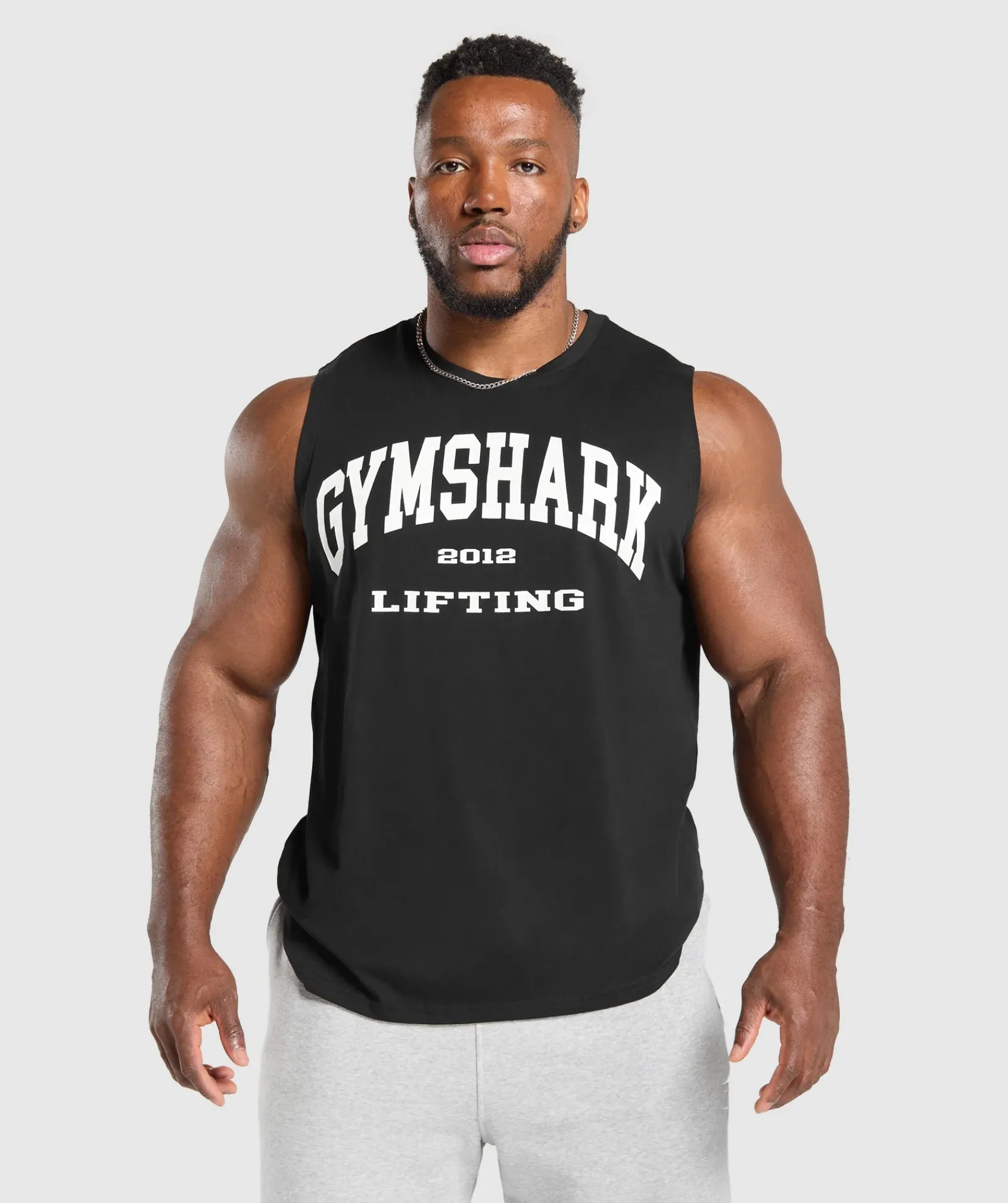 Heren Gymshark Tanktops*2012 Lifting Cut off Tank