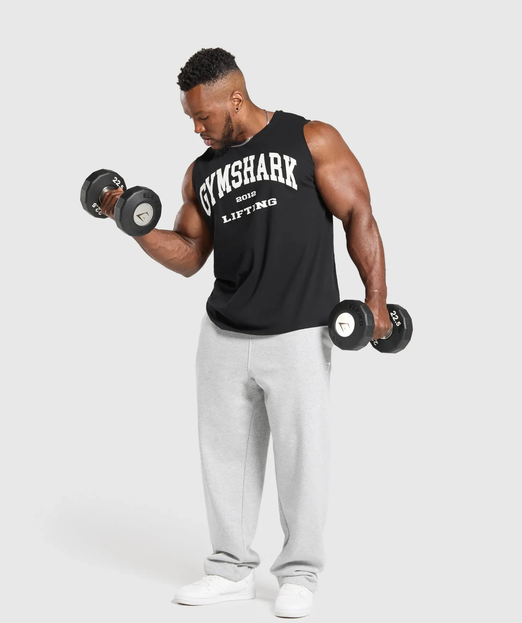 Heren Gymshark Tanktops*2012 Lifting Cut off Tank