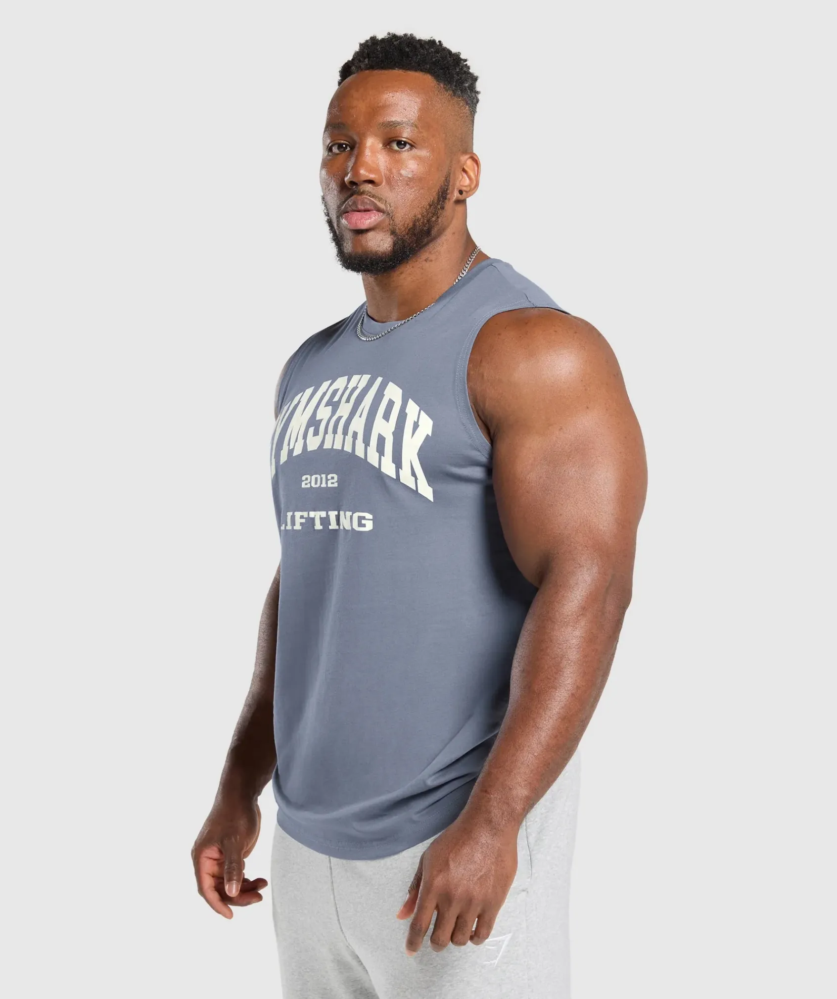 Heren Gymshark Tanktops*2012 Lifting Cut off Tank