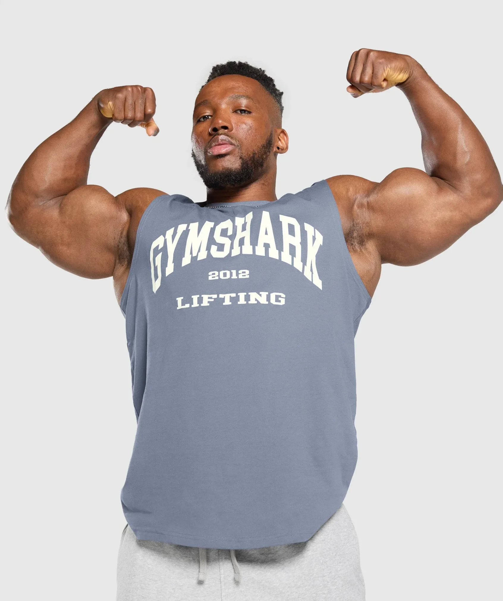 Heren Gymshark Tanktops*2012 Lifting Cut off Tank
