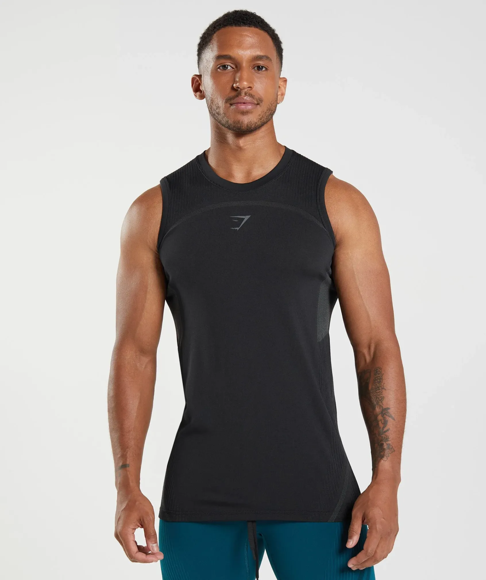 Heren Gymshark Compressie|Tanktops*315 Seamless Tank