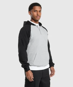 Heren Gymshark Hoodies & Truien*1/4 Zip Raglan Hoodie