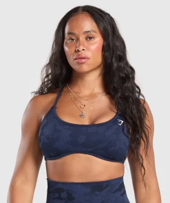 DAMES Gymshark Sport-bh's*Adapt Camo Cross Back Sports Bra