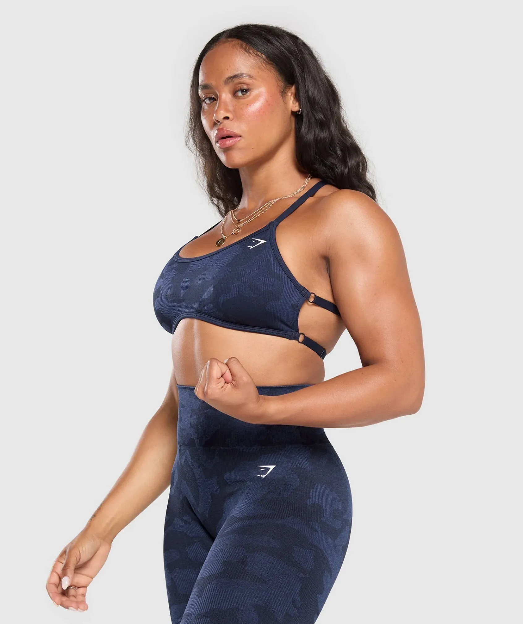DAMES Gymshark Sport-bh's*Adapt Camo Cross Back Sports Bra