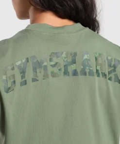 DAMES Gymshark T-shirts*Adapt Camo Graphic Oversized Top