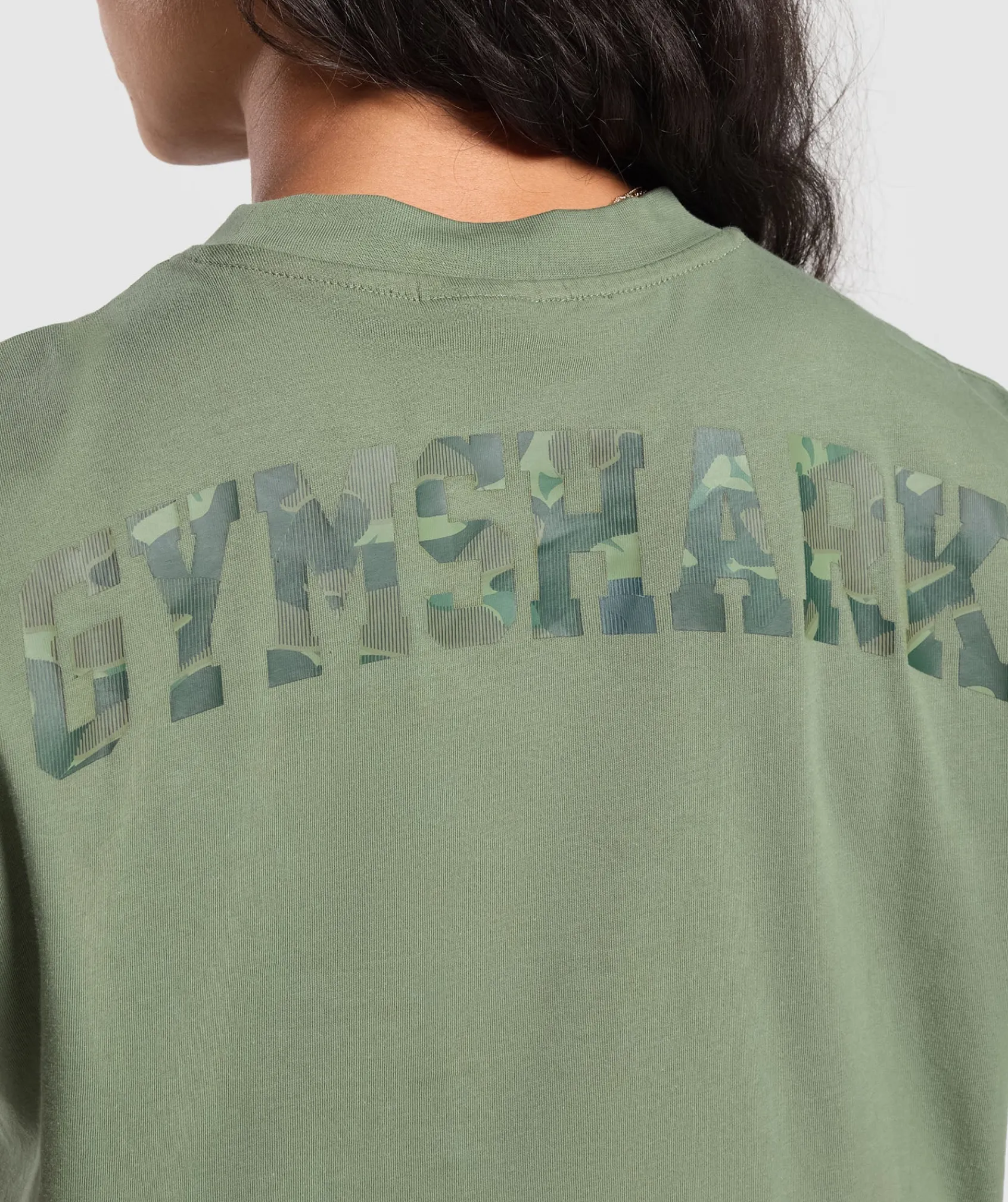 DAMES Gymshark T-shirts*Adapt Camo Graphic Oversized Top