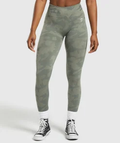 DAMES Gymshark Leggings|Hoog Getailleerd*Adapt Camo Seamless Leggings