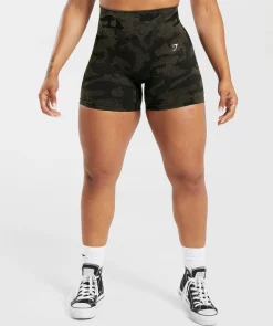 DAMES Gymshark Shorts*Adapt Camo Seamless Ribbed Shorts