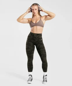 DAMES Gymshark Bedekkende Sportkleding|Leggings*Adapt Camo Seamless Ribbed Leggings