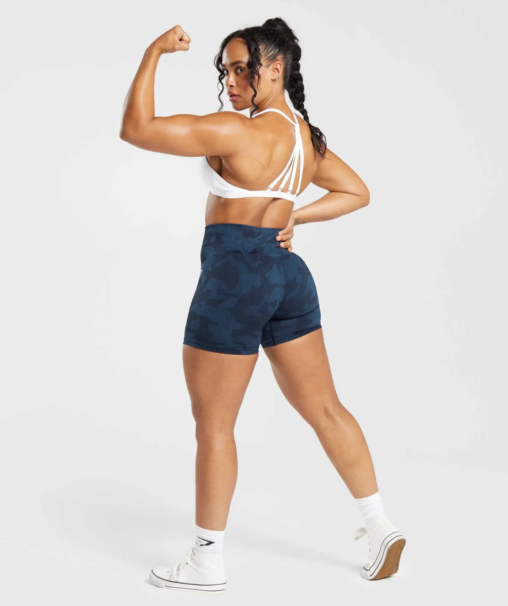 DAMES Gymshark Shorts*Adapt Camo Seamless Ribbed Shorts