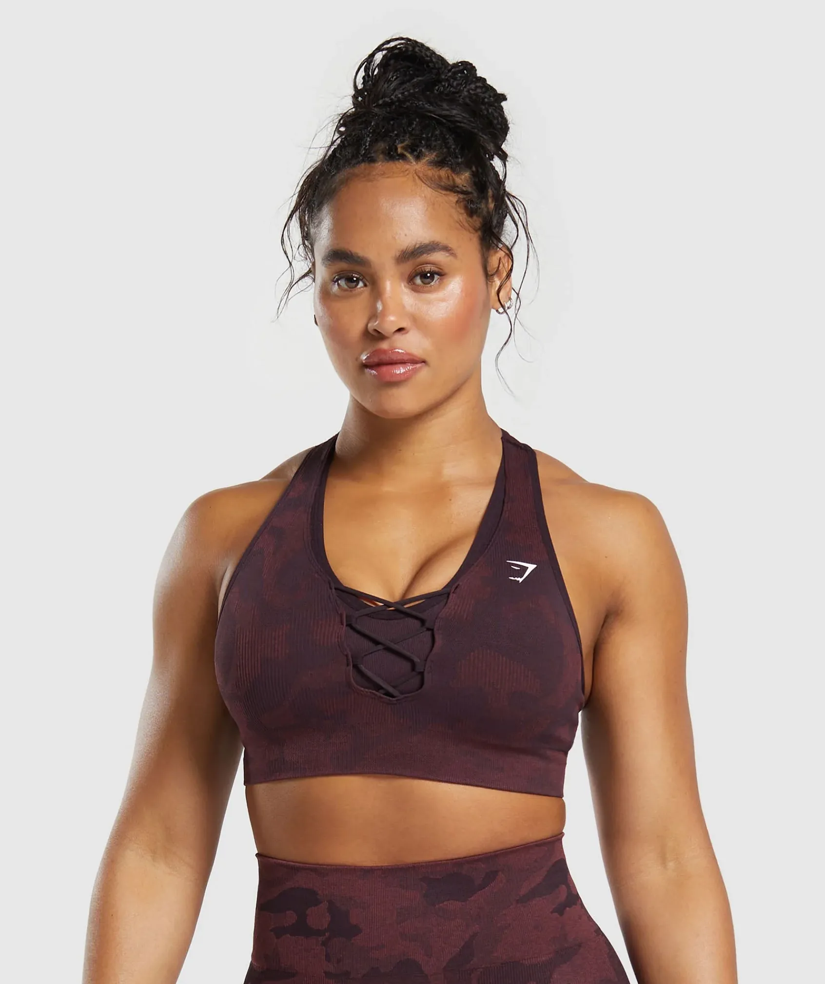 DAMES Gymshark Sport-bh's*Adapt Camo Seamless Sports Bra