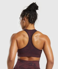 DAMES Gymshark Sport-bh's*Adapt Camo Seamless Sports Bra