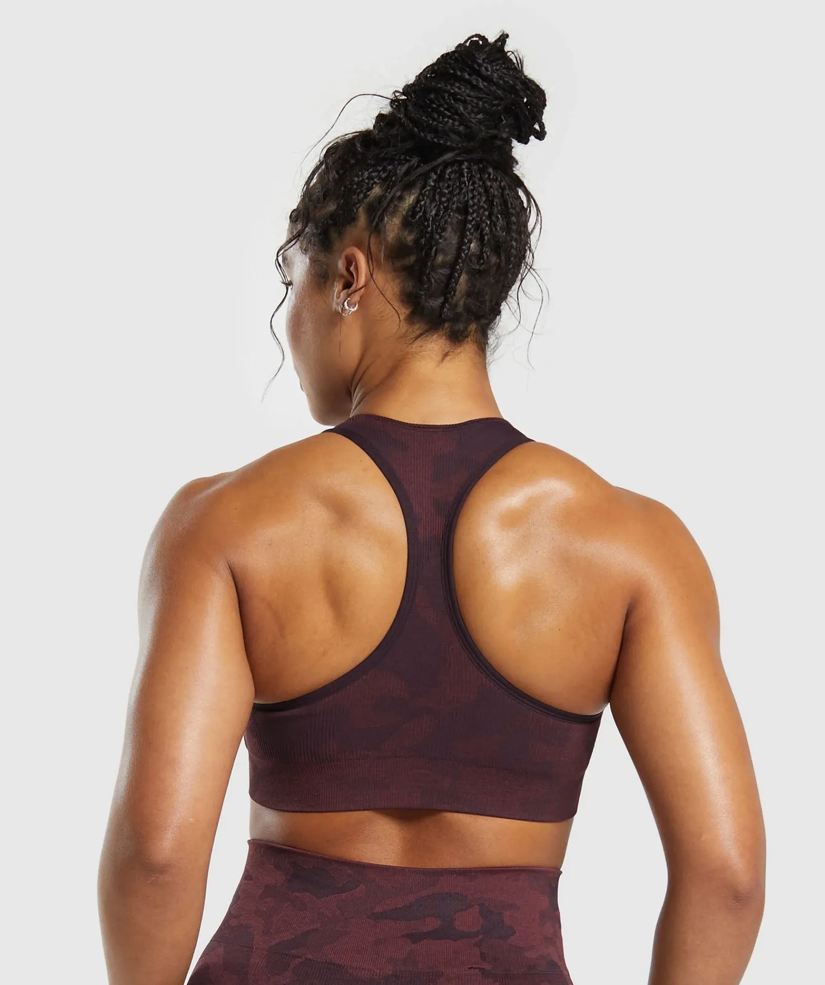 DAMES Gymshark Sport-bh's*Adapt Camo Seamless Sports Bra