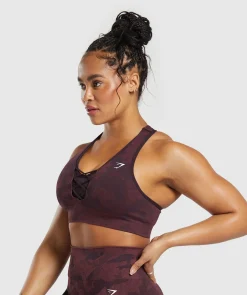 DAMES Gymshark Sport-bh's*Adapt Camo Seamless Sports Bra