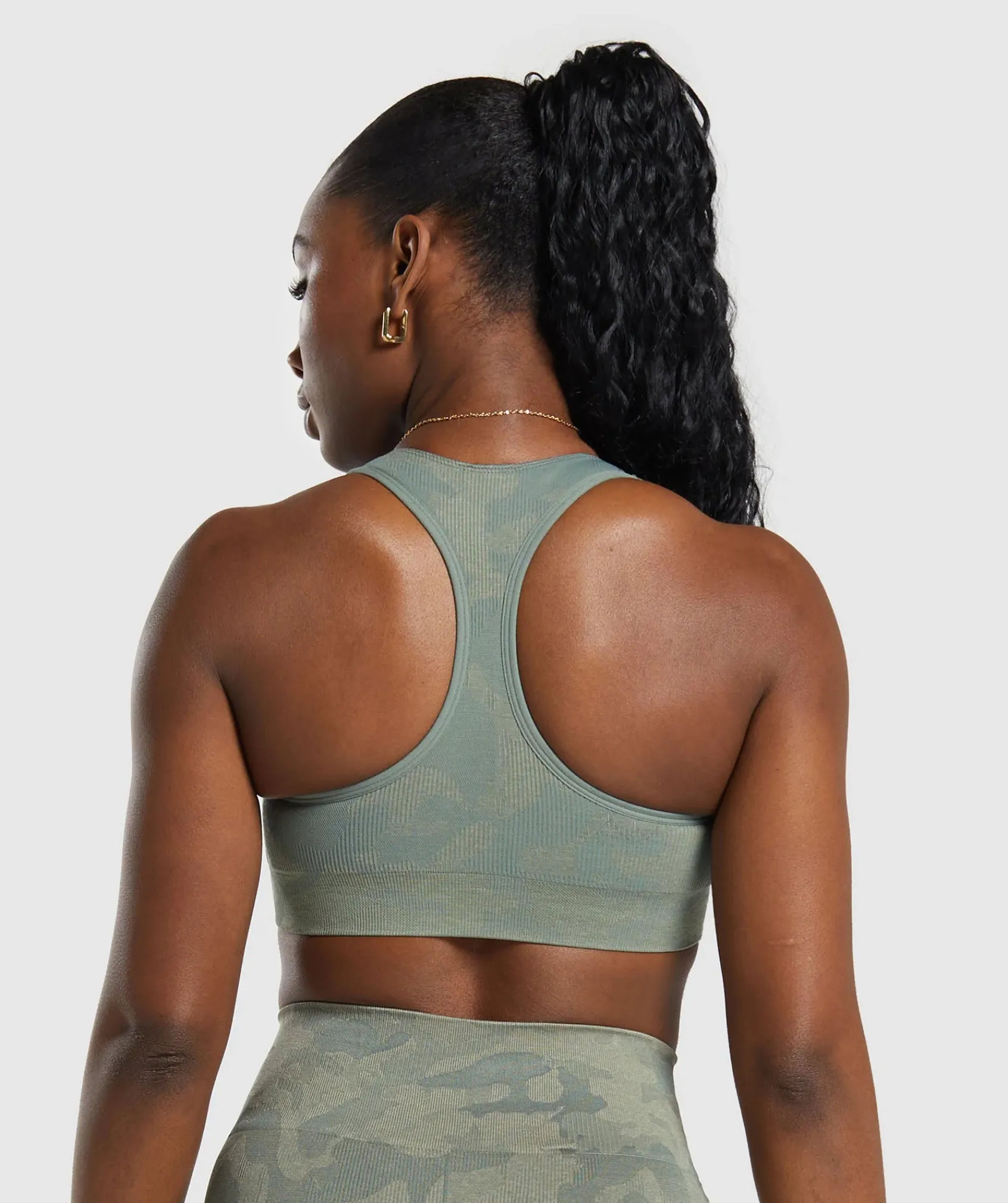 DAMES Gymshark Sport-bh's*Adapt Camo Seamless Sports Bra