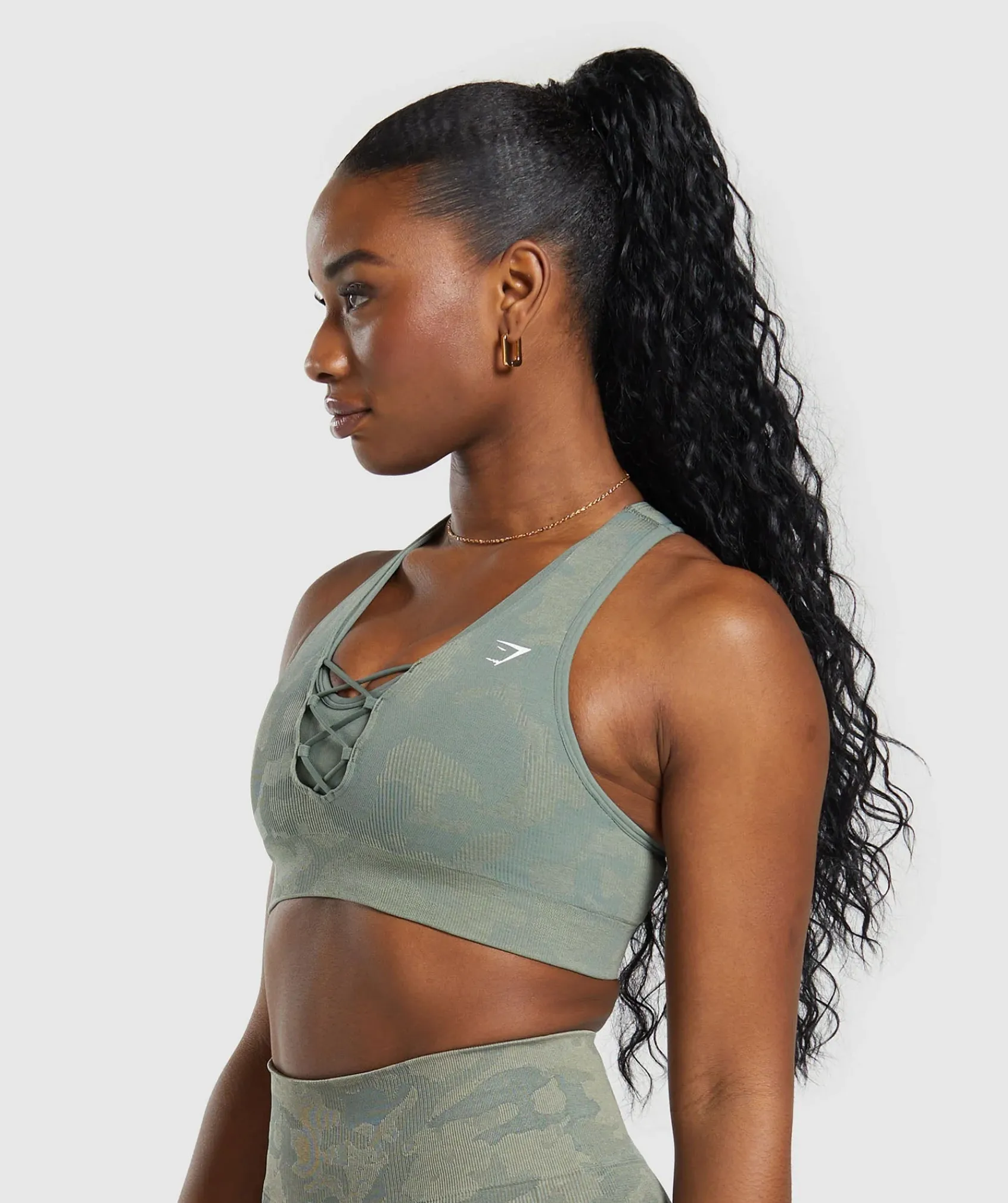 DAMES Gymshark Sport-bh's*Adapt Camo Seamless Sports Bra