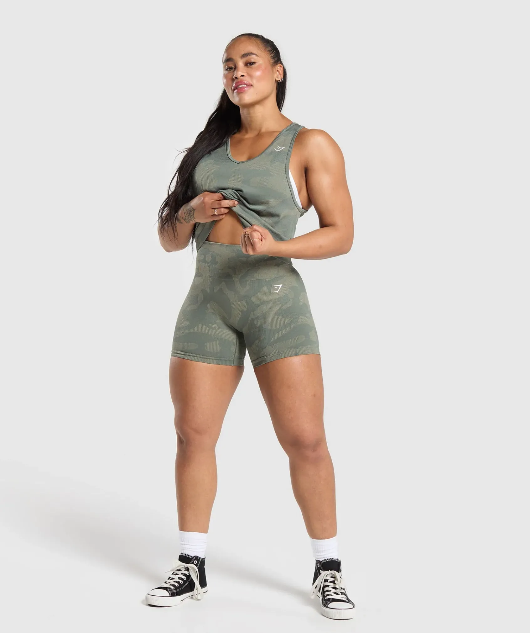 DAMES Gymshark Tanktops|T-shirts*Adapt Camo Seamless Tank