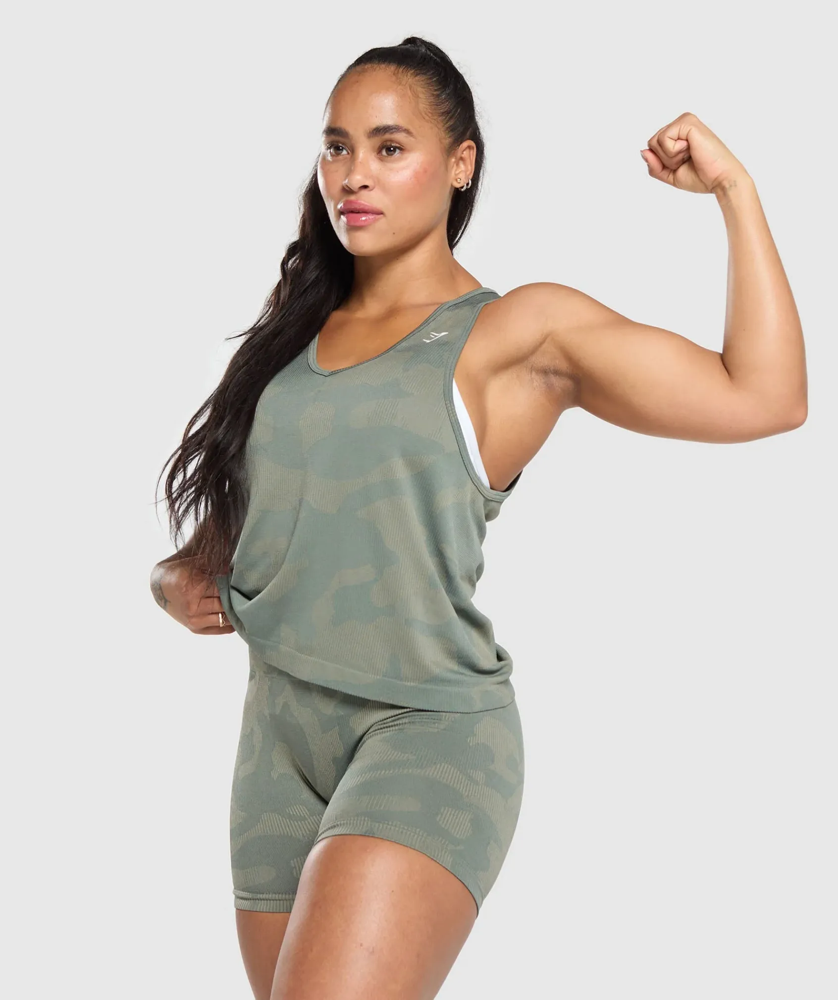 DAMES Gymshark Tanktops|T-shirts*Adapt Camo Seamless Tank