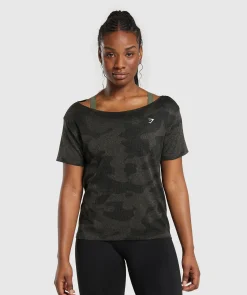 DAMES Gymshark T-shirts*Adapt Camo Seamless T-Shirt