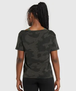 DAMES Gymshark T-shirts*Adapt Camo Seamless T-Shirt