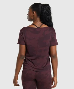 DAMES Gymshark T-shirts*Adapt Camo Seamless T-Shirt
