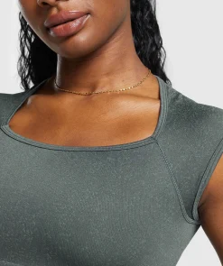 DAMES Gymshark Croptops|T-shirts*Adapt Fleck Seamless Crop Top
