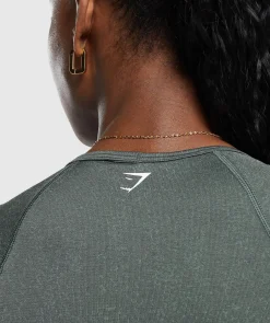 DAMES Gymshark Croptops|T-shirts*Adapt Fleck Seamless Crop Top