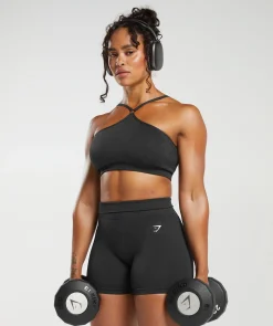 DAMES Gymshark Sport-bh's*Adapt Fleck Seamless Halterneck Bralette