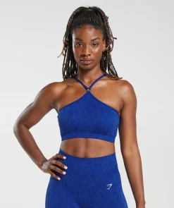 DAMES Gymshark Sport-bh's*Adapt Fleck Seamless Halterneck Bralette
