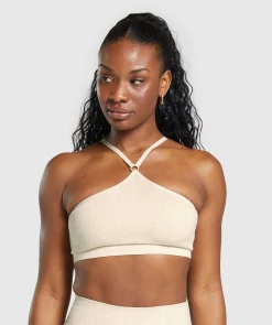 DAMES Gymshark Sport-bh's*Adapt Fleck Seamless Halterneck Bralette