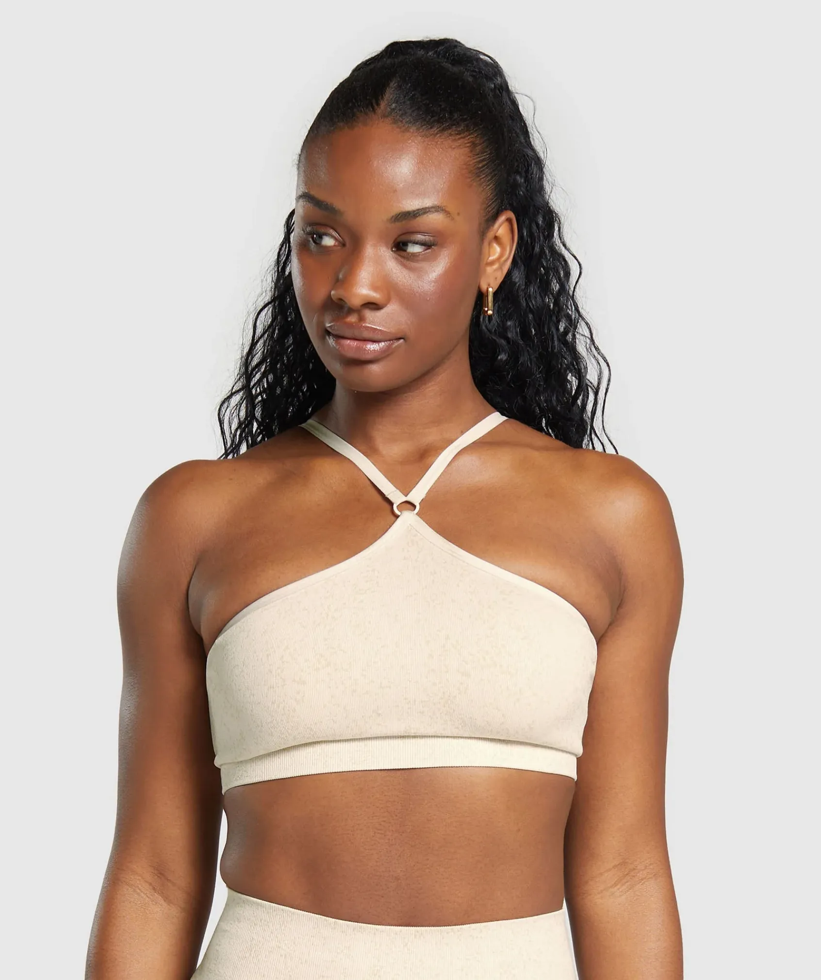 DAMES Gymshark Sport-bh's*Adapt Fleck Seamless Halterneck Bralette