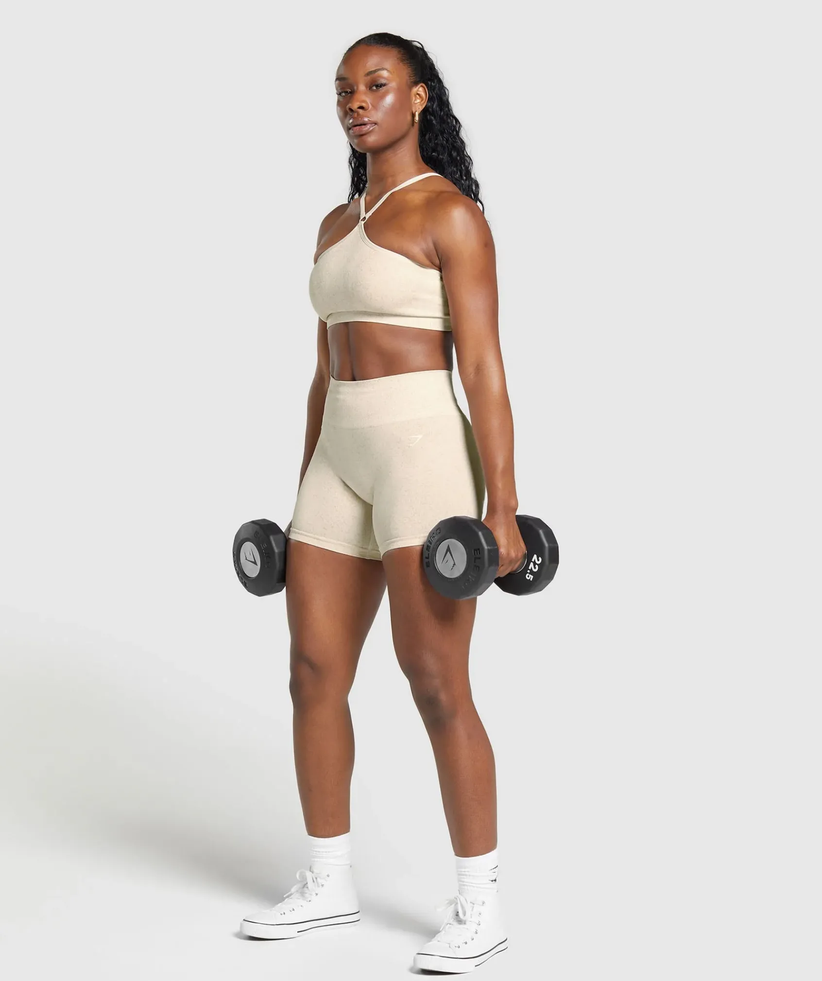DAMES Gymshark Sport-bh's*Adapt Fleck Seamless Halterneck Bralette