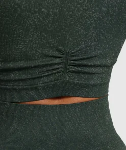 DAMES Gymshark Croptops|T-shirts*Adapt Fleck Seamless Long Sleeve Crop Top