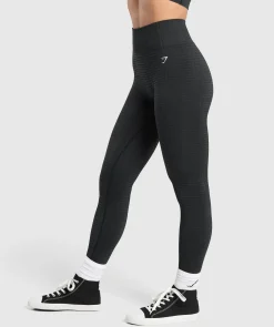 DAMES Gymshark Leggings|Zwarte Leggings*Adapt Monogram Seamless Leggings