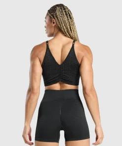 DAMES Gymshark Croptops|Tanktops*Adapt Monogram Seamless Midi Tank