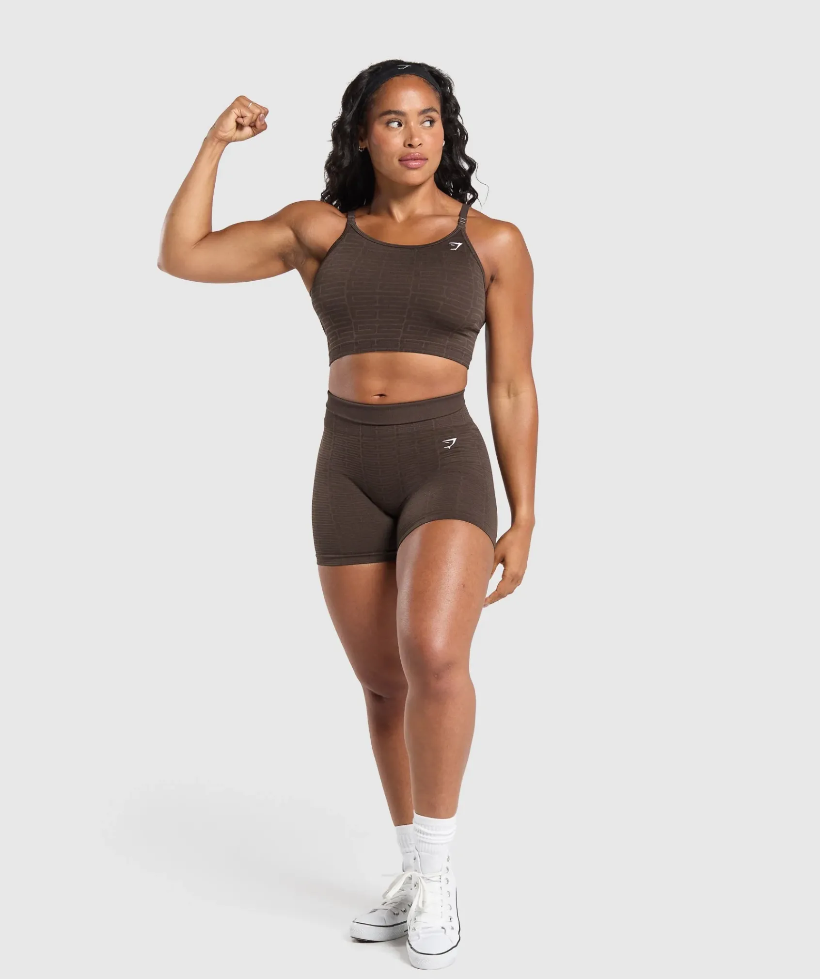 DAMES Gymshark Croptops|Tanktops*Adapt Monogram Seamless Midi Tank