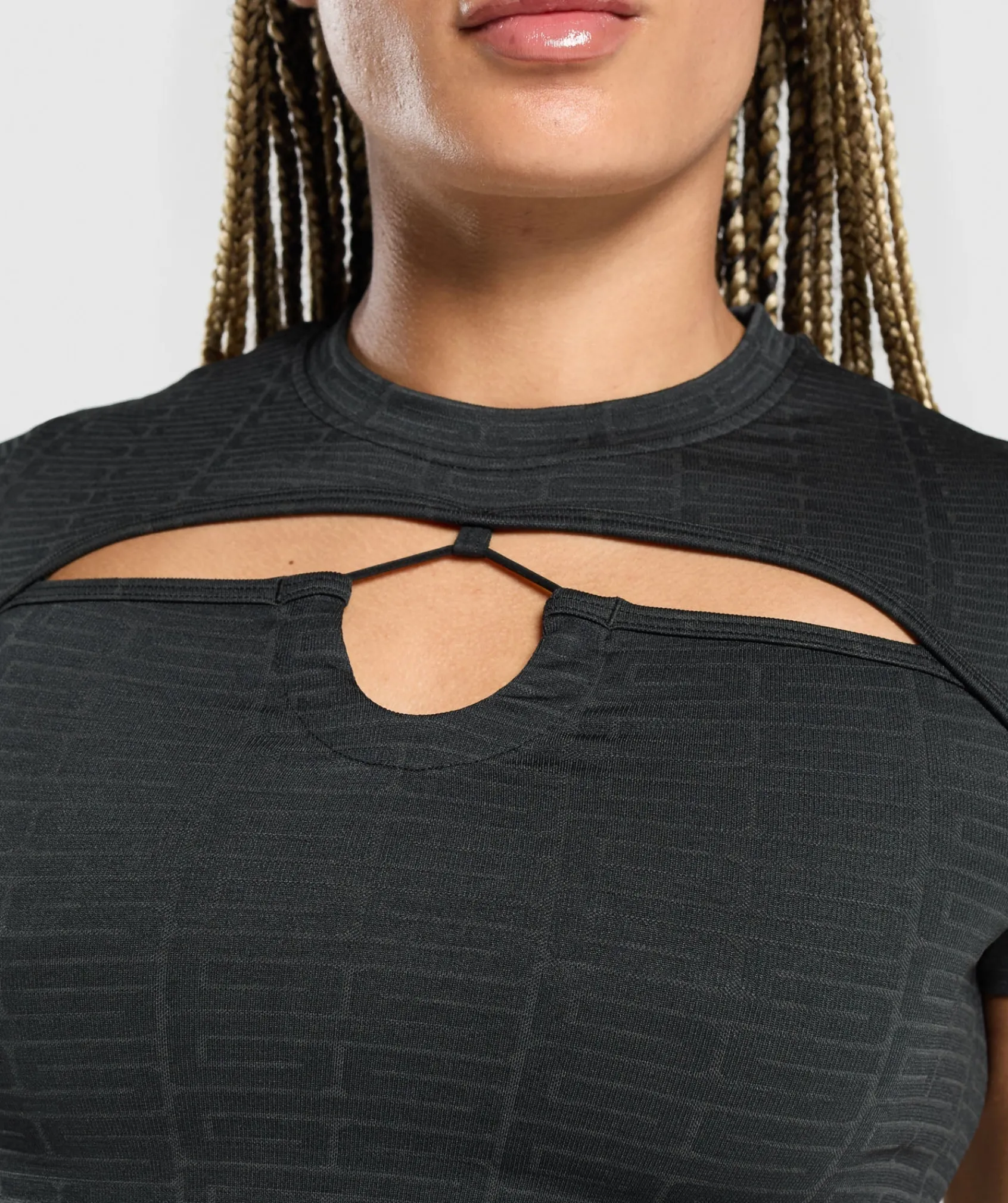 DAMES Gymshark Croptops|T-shirts*Adapt Monogram Seamless Ruched Crop Top