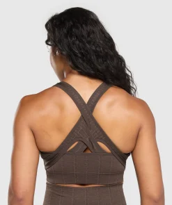 DAMES Gymshark Sport-bh's*Adapt Monogram Seamless Sports Bra