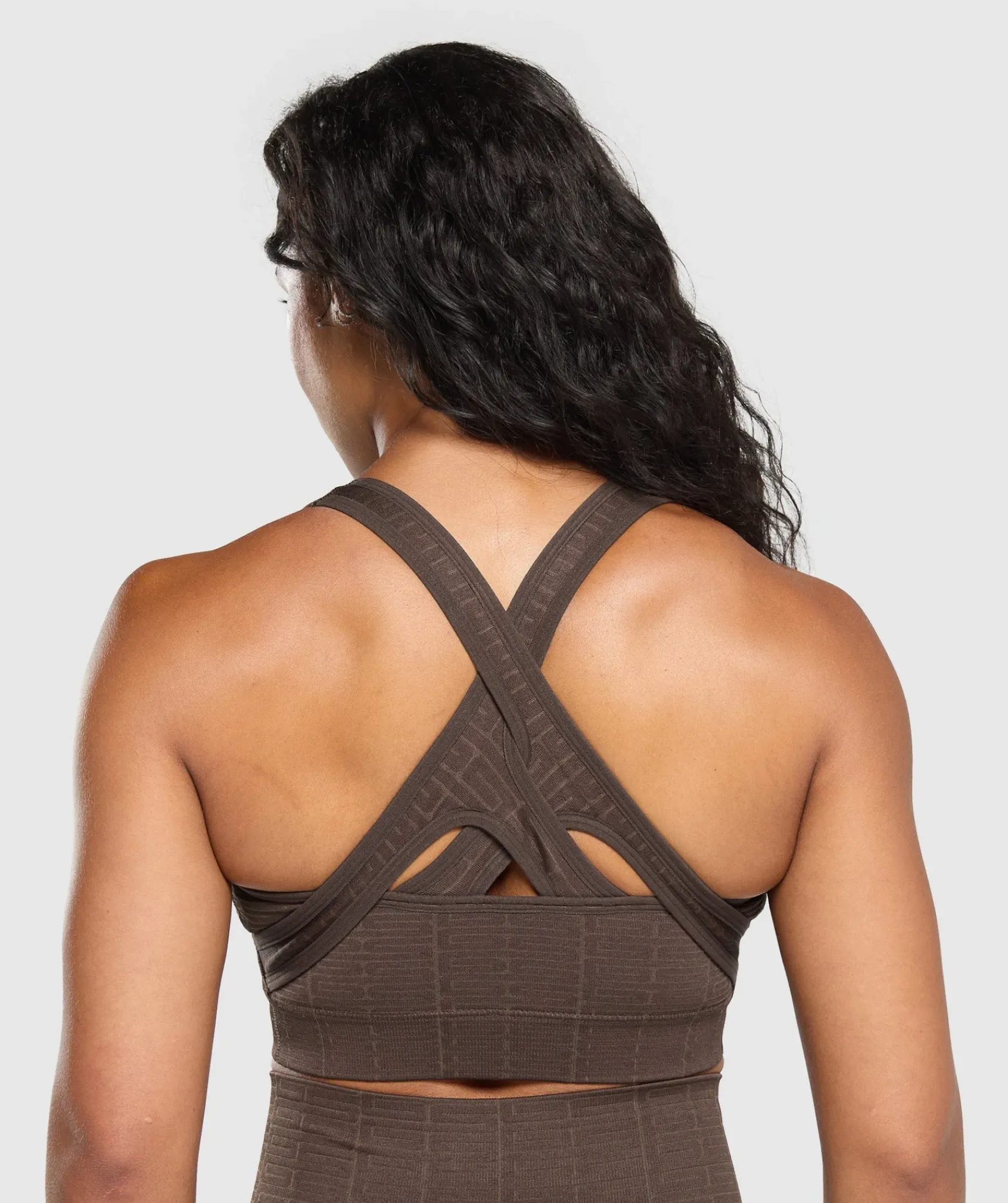 DAMES Gymshark Sport-bh's*Adapt Monogram Seamless Sports Bra