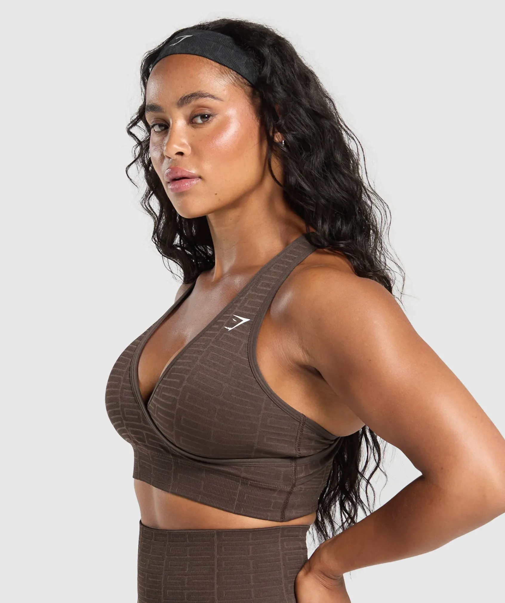 DAMES Gymshark Sport-bh's*Adapt Monogram Seamless Sports Bra