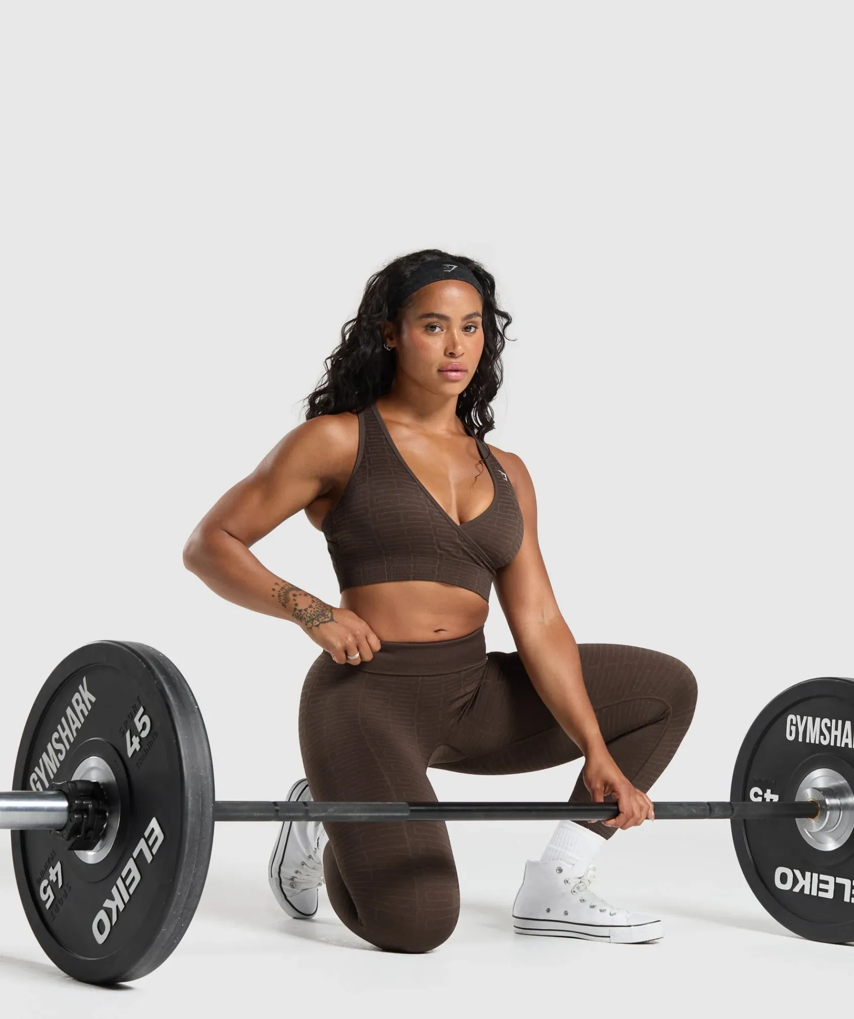 DAMES Gymshark Sport-bh's*Adapt Monogram Seamless Sports Bra