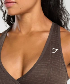 DAMES Gymshark Sport-bh's*Adapt Monogram Seamless Sports Bra