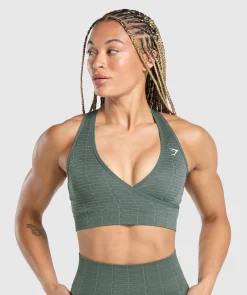 DAMES Gymshark Sport-bh's*Adapt Monogram Seamless Sports Bra