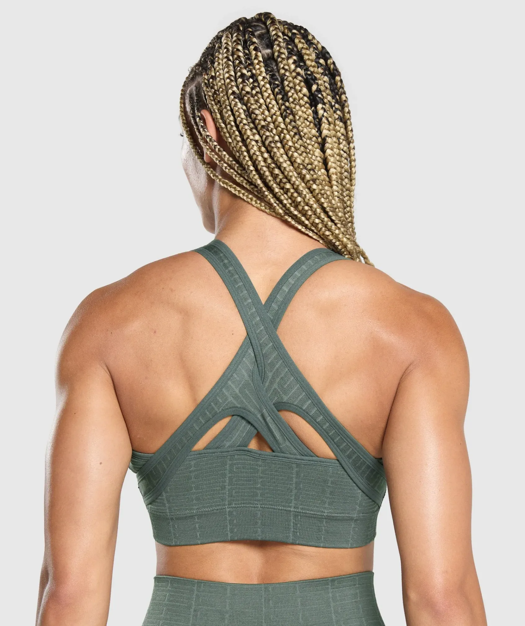DAMES Gymshark Sport-bh's*Adapt Monogram Seamless Sports Bra