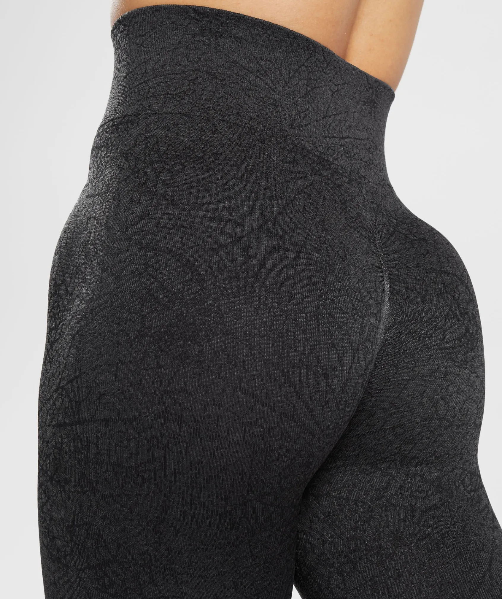 DAMES Gymshark Leggings|Zwarte Leggings*Adapt Pattern Seamless Leggings