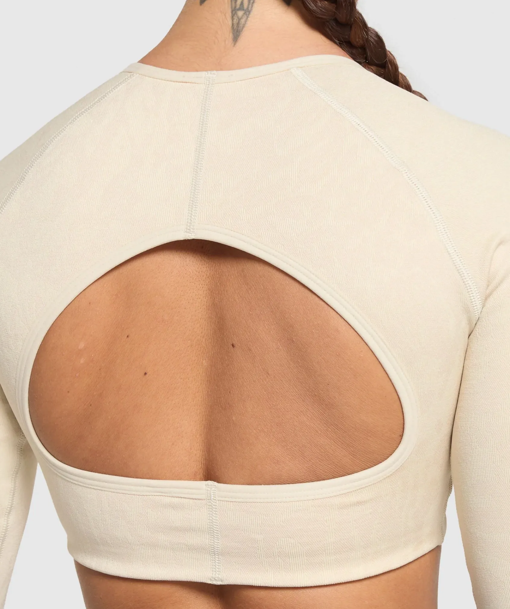 DAMES Gymshark Croptops|T-shirts*Adapt Safari Long Sleeve Crop Top