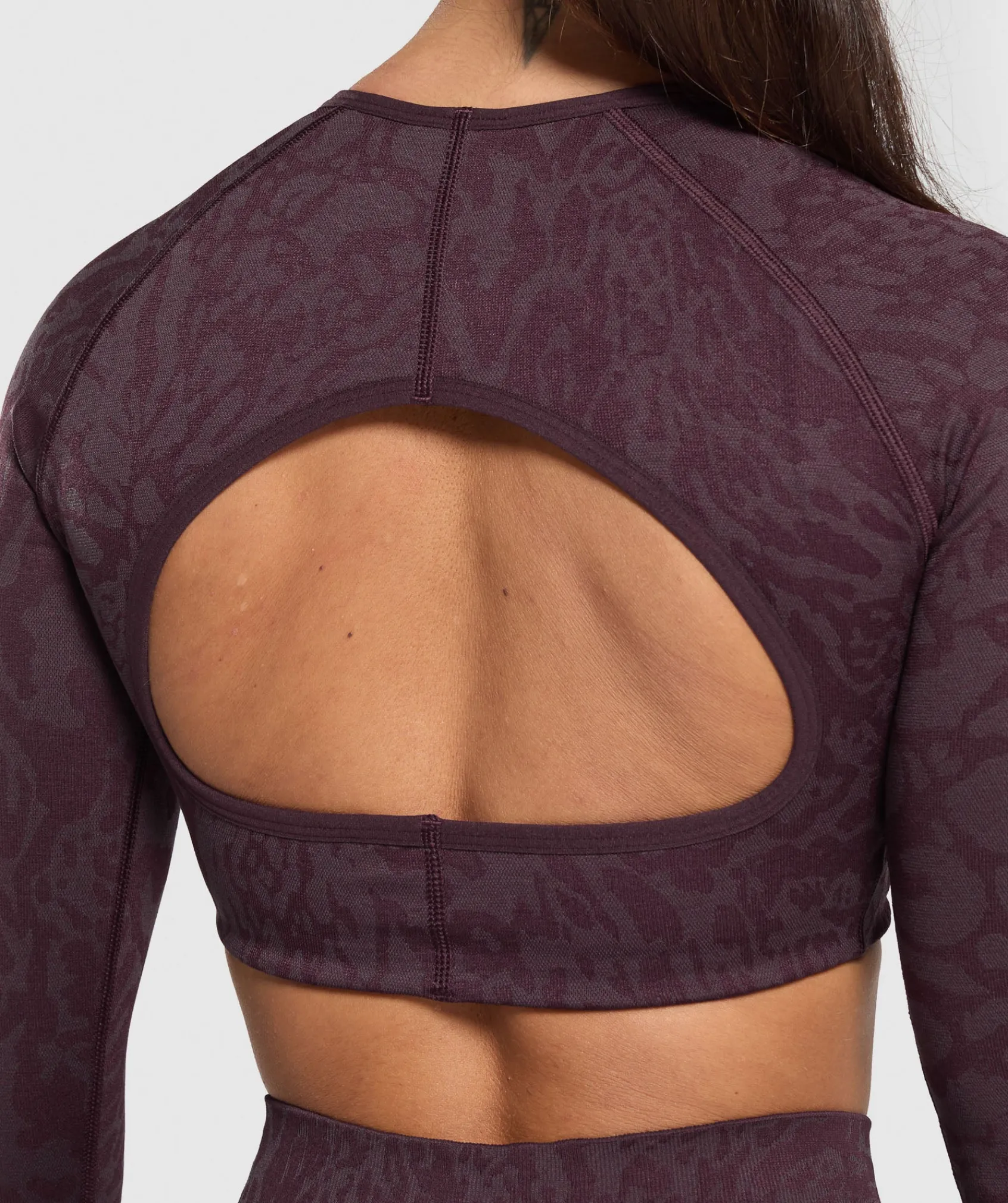 DAMES Gymshark Croptops|T-shirts*Adapt Safari Long Sleeve Crop Top