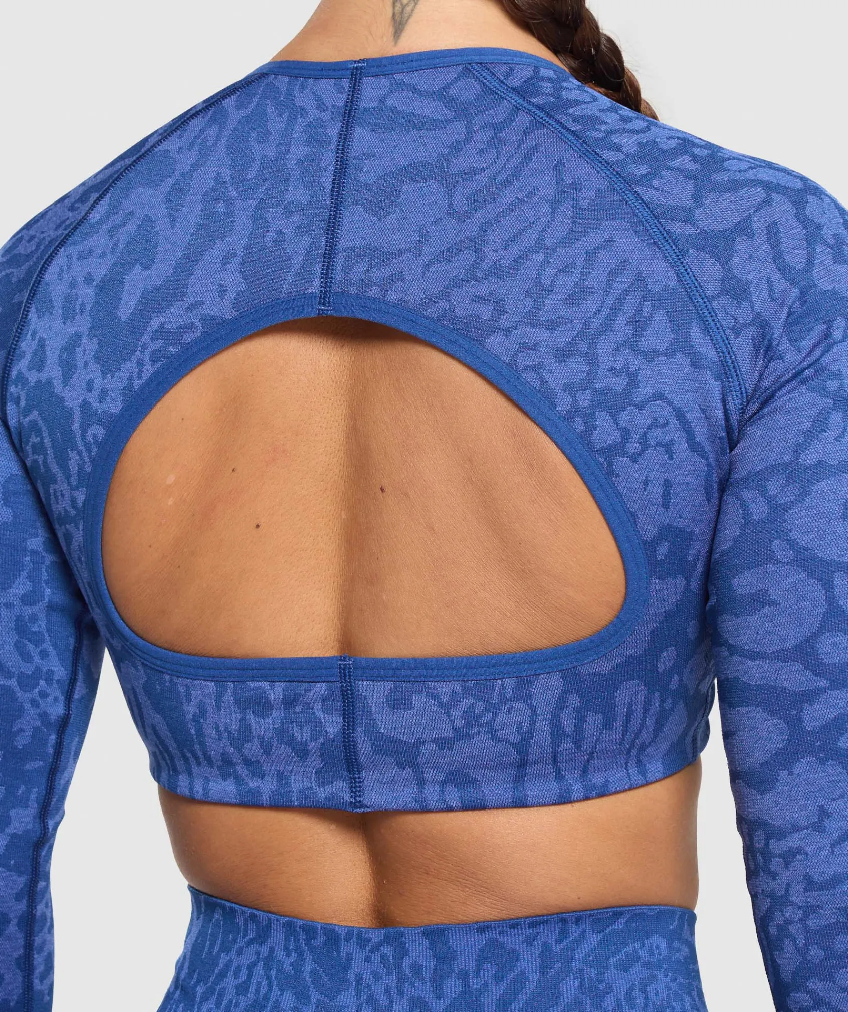 DAMES Gymshark Croptops|T-shirts*Adapt Safari Long Sleeve Crop Top