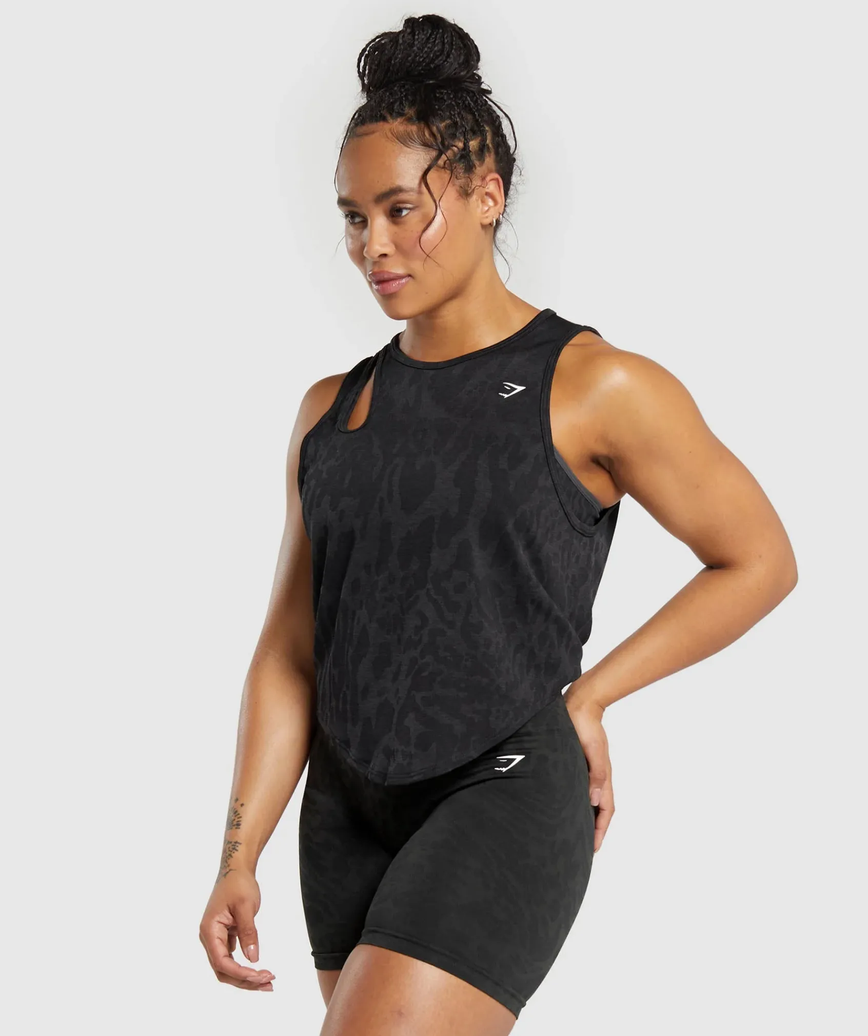 DAMES Gymshark Tanktops|T-shirts*Adapt Safari Seamless Drop Arm Lifting Tank