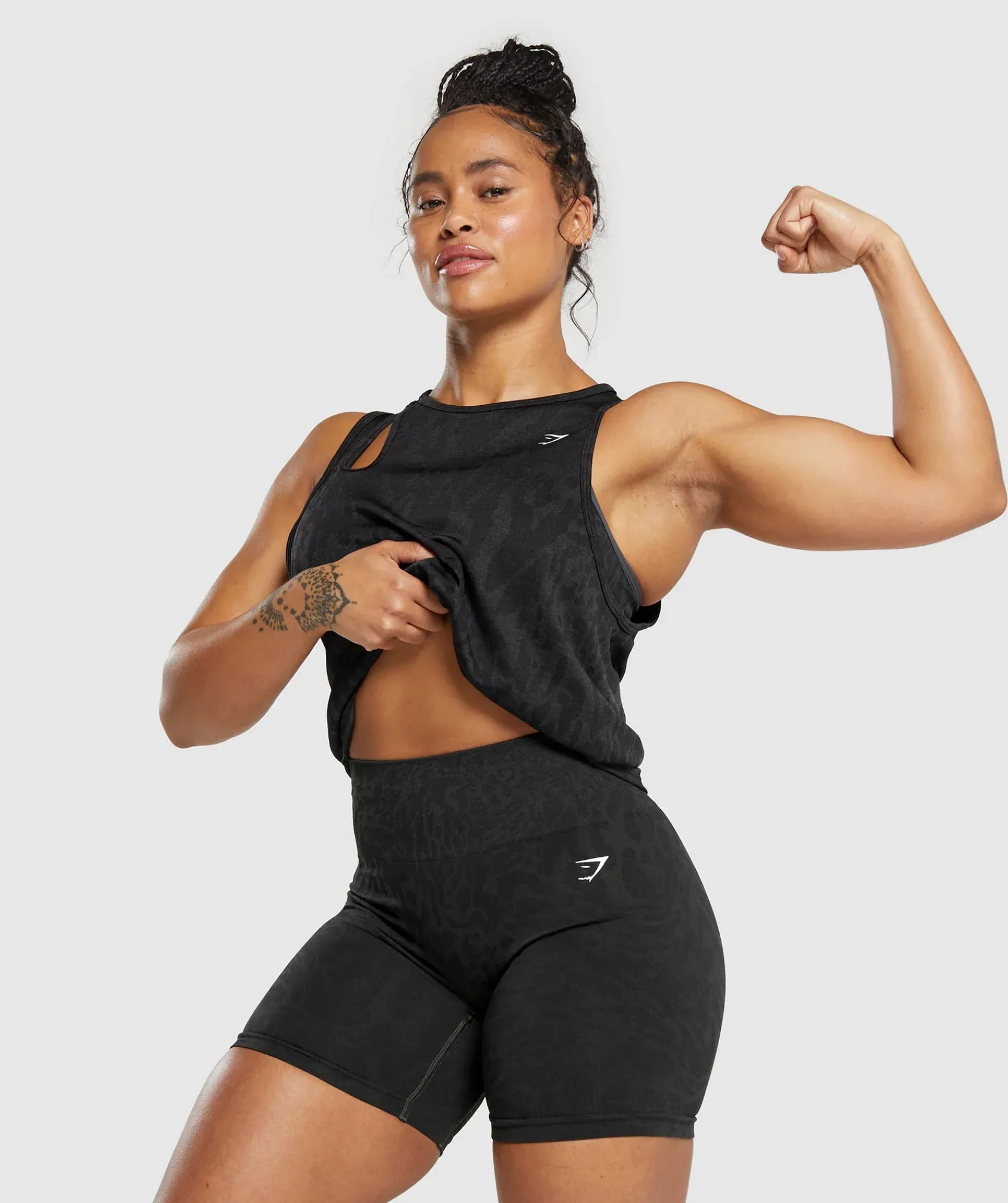 DAMES Gymshark Tanktops|T-shirts*Adapt Safari Seamless Drop Arm Lifting Tank